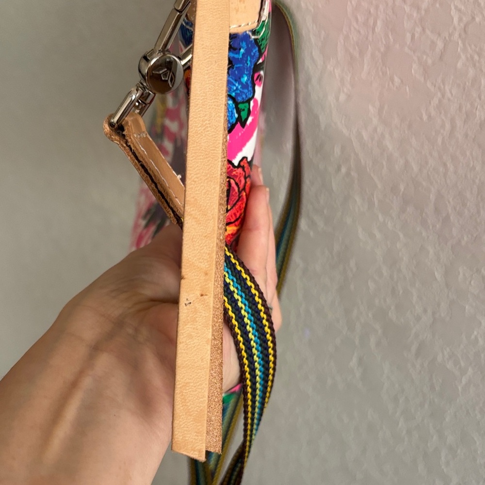 Consuela Pink Floral Crossbody Bag - Picture 9 of 11